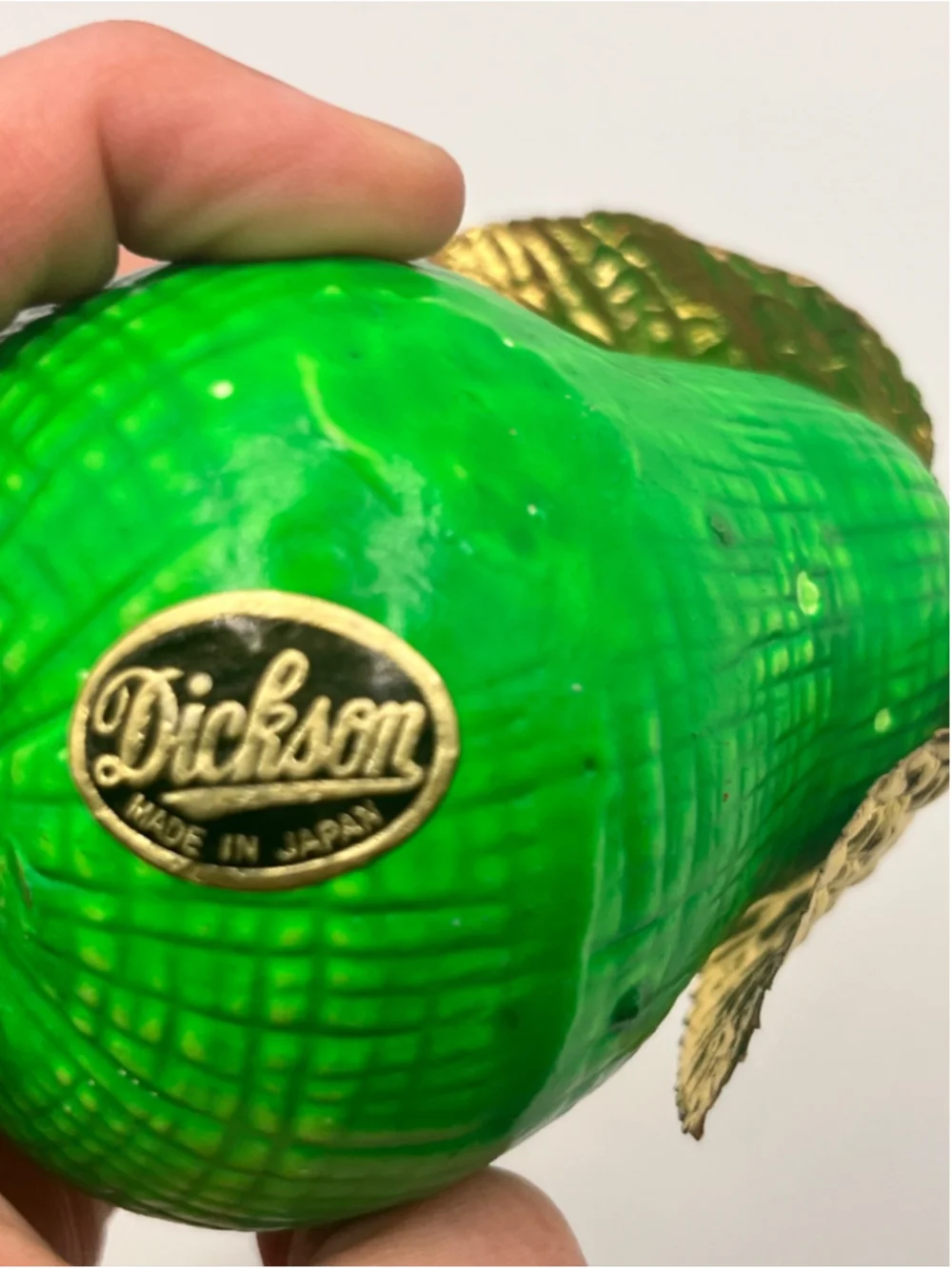 Vintage Dickson Japan Set of 6 Fruit Christmas Ornaments Apple Pear Lemon MCM
